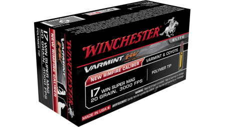 Winchester Varmint Rimfire Ammunition .17 WSM 20 gr. VMAX 3000 fps 50/ct