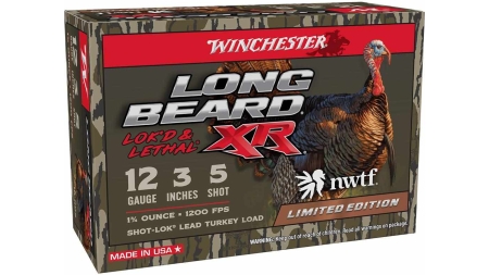 Winchester NWTF 50th Anniversary Long Beard Turkey Shotshells 12 ga 3" 1-3/4oz 1200 fps #5 10/ct