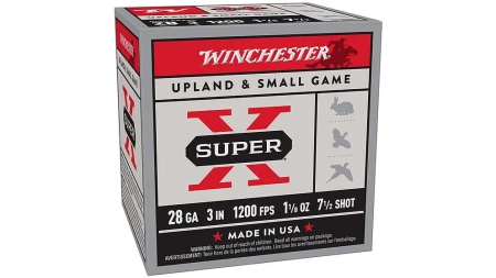 Winchester Super X Shotshell 28ga 3" 1-1/8 oz 1200fps #7.5 25/ct