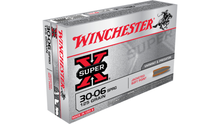 Winchester Super-X Rifle Ammunition .30-06 Sprg 125 gr. PSP 3140 fps 20/ct