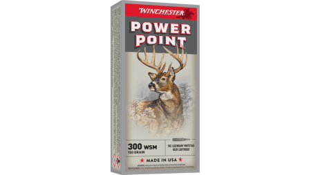 Winchester Super-X Power Point Rifle Ammunition .300 WSM 150 gr. PSP 3270 fps 20/ct