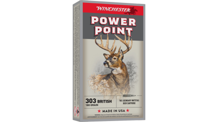 Winchester Super-X Power Point Rifle Ammunition .303 British 180 gr. PSP 2460 fps 20/ct