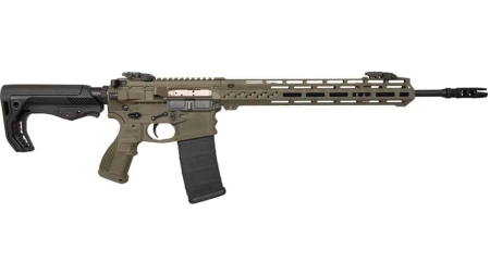 Fostech Stealth Lightning Rifle 5.56mm 30rd Magazine 16" Barrel 13" Rail Echo AR II Trigger OD Green