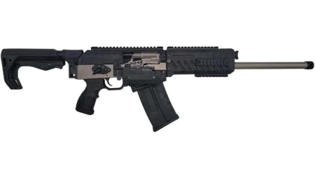 Fostech Origin 12 Gen 2 Shotgun 12 ga 5rd Magazine 18.5" M22 X .75 -6G Threaded Barrel Black Nickel