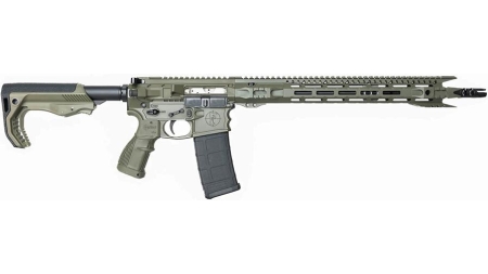 Fostech Stealth Raptor Rifle 5..56mm 30rd Magazine(1) 16" Barrel Mach-1 Rail OD Green