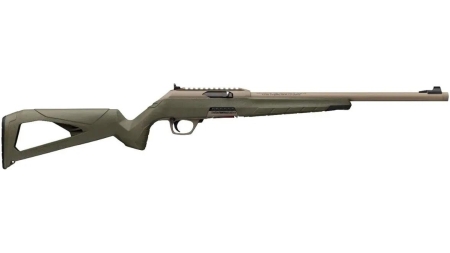 Winchester Wildcat SR(Suppressor Ready) Rifle .22 LR 10rd Magazine(1) 16.5" FDE Barrel Composite OD Green Stock