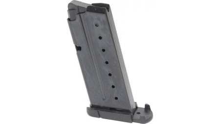 Walther PPS Magazine Flush Base 9mm Black Steel 6/rd