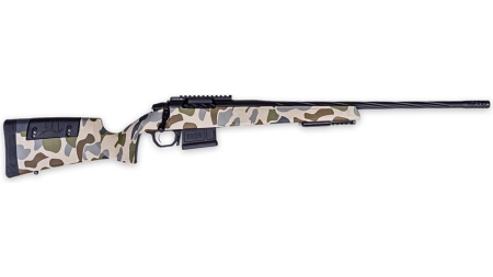 Weatherby 307 HUSH Rifle 7mm Backcountry 5rd Capacity 20" 1/2x28 Threaded Cerakoted Barrel Tundra Camo