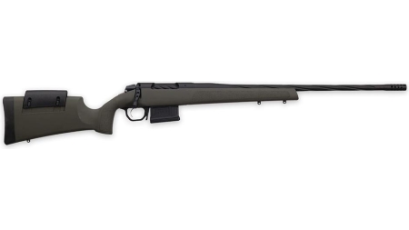 Weatherby 307 Range XP Rifle 6.5 Creedmoor 5rd Magazine 22" Barrel + 2" Brake OD Green Stock