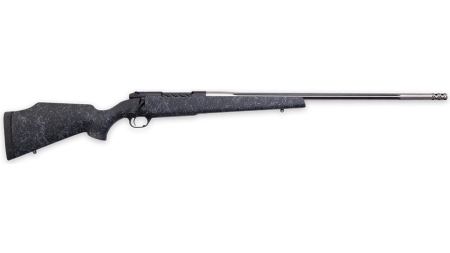 Weatherby Mark V Accumark Rifle 30-378 Wby Mag 2rd Capacity 26" 5/8x24 Threaded Barrel Black Fiberglass Stock