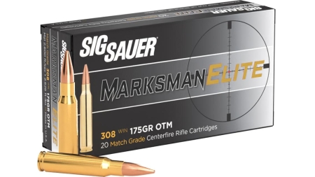 Sig Sauer Elite Match Rifle Ammunition .308 Win 175gr OTM 20/ct