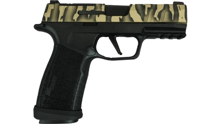 Sig Sauer P365 "Tiger Striped" XMACRO TACOPS Handgun 9mm Luger 17rd Magazines(4) 3.7" Barrel