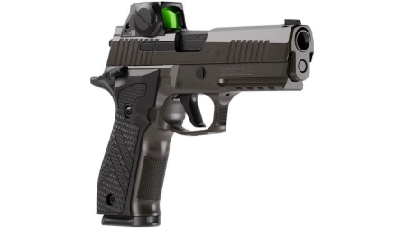 Sig Sauer P226-X Legion SAO Handgun 9mm Luger 18rd Magazines(3) 4.4" Barrel Legion Grey Cerakote w/Optic
