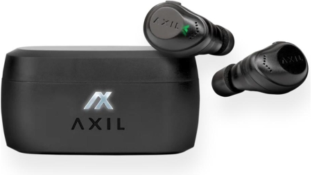 Axil XCOR Pro Electronic Ear Plugs with Bluetooth 21-23dB Black