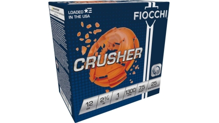 Fiocchi Exacta Crusher Shotshells 12ga 2-3/4 1oz 1300 fps #7.5 25/ct