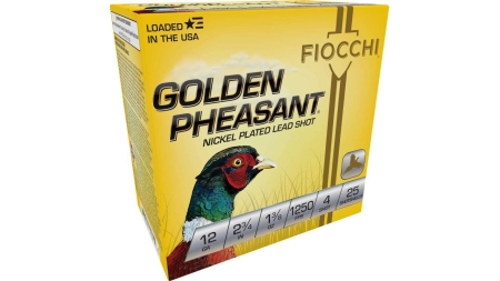 GOLDEN PHEASANT NP 12ga 2 3/4" 1 3/8oz #4 1250fps 25RD