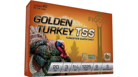 GOLDEN TURKEY TUNGSTEN TSS 20ga 3" 1 3/8oz #9 5RD/Box 1175 fps