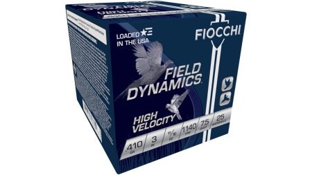 Fiocchi High Velocity Shotshells .410ga 3" #7.5-Shot 11/16oz. 25/ct