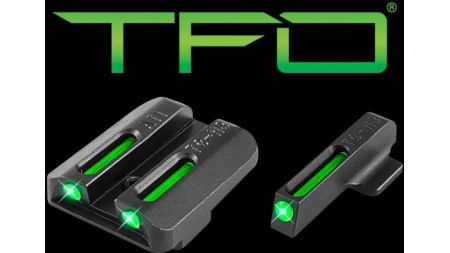 Truglo TFO Tritium/Fiber-Optic Day/Night Sights Kahr Set (Green/Green)
