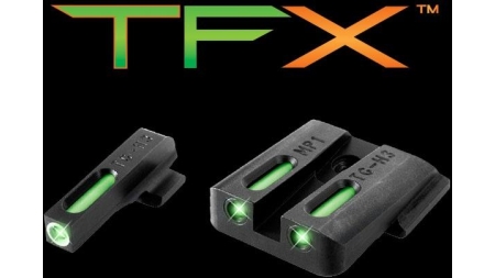 Truglo TFX Tritium/Fiber-Optic Day/Night Sights S&W M&P (including SHIELD & .22 models excluding .22 Compact / C.O.R.E. models) SD9 and SD40 (exclud