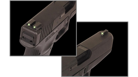Truglo Tritium Night Sights For Glock 42/43/43x/48 Front Green Rear Green