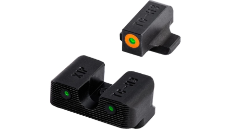 Truglo Tritium PRO Glock 17 19 22 23 24 26 27 33 34 35 3 & 39 MOS LOW Set Orange