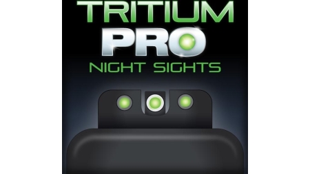 Truglo Tritium Night Sights Fits Novak .260/.500 Set - White Outline Front/Rear Green