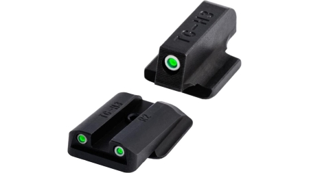 Truglo Tritium Pro Night Sights Fit Ruger LC9 LC9s LC380 - White Outline Front/Rear Green