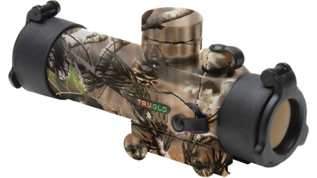 Truglo Gobble Stopper 30mm Dual Color Red Dot Sight - Illum. 3 MOA Center Dot Reticle Realtree APG