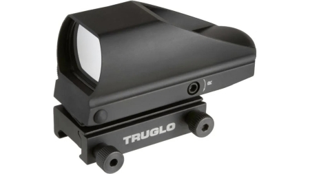 Truglo Tru-Brite Multi-Reticle Dual Color Open Red Dot Sight 24x34mm Window Black Boxed