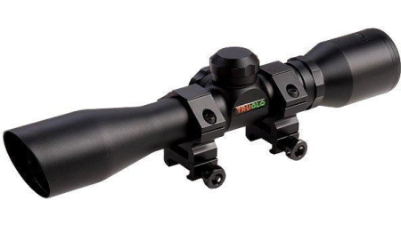 Truglo Compact Rifle Scope 4x32mm 1" SPF Duplex Black