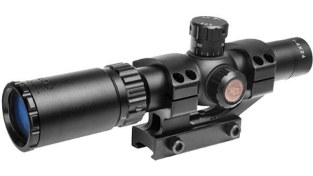 Truglo Tru-Brite 30 Series Tacticle Rifle Scope - 1-4x24mm 30mm MIL 1PC