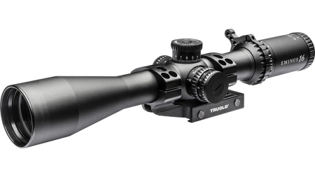 Truglo EMINUS16 Rifle Scope - 4-16x44mm SF 30mm Illum. TacPlex Reticle w/ APTUS-M1 Mount Black