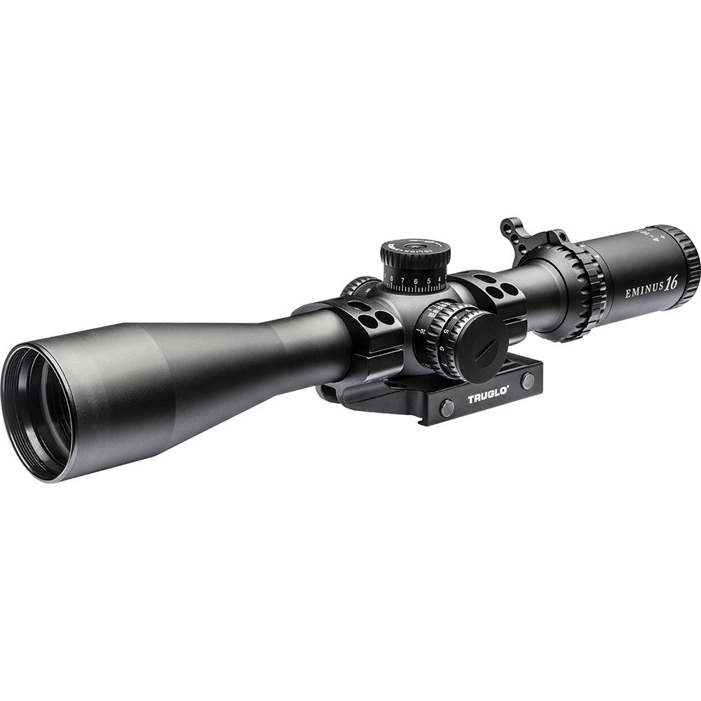 Truglo EMINUS16 Rifle Scope - 4-16x44mm SF 30mm Illum. TacPlex Reticle w/ APTUS-M1 Mount Black