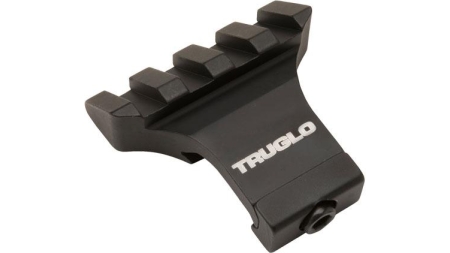 Truglo 2" Offset Picatinny 45 Degree Angled Rail Mount w/Recoil Lug