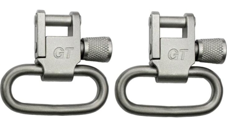 Grovtec 1" Locking Swivel Set Silver 2/ct