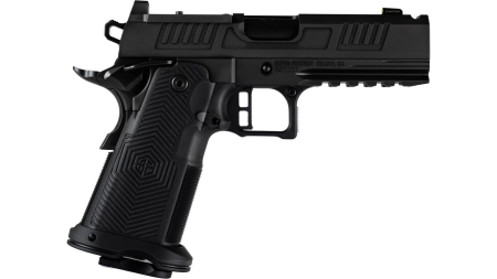 Alpha Foxtrot AF1911-Romulus MOS Adapter Handgun 9mm Luger 17(1) & 20rd(1) Magazines 4.25" Ported Bull Barrel DLC Black