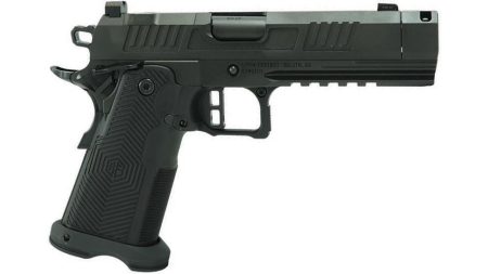 Alpha Foxtrot AF1911-Romulus Handgun 9mm Luger 17rd (1) and 20rd (1) Magazines 4.25" Compensated Threaded Barrel Black RMSc Cut