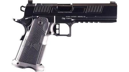 Alpha Foxtrot AF1911 Romulus Handgun 9mm Luger 20rd Magazine 5" Barrel Black RMS-c Cut