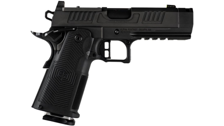 Alpha Foxtrot AF1911-Romulus Handgun 9mm Luger 17rd (1) & 20rd (1) Magazine 3.5" Compensated Threaded Barrel Black MOS Cut