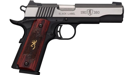 Browning 1911-380 Black Label Medallion Pro Handgun .380 Auto 8rd Magazine 4.25" Barrel Combat Sights