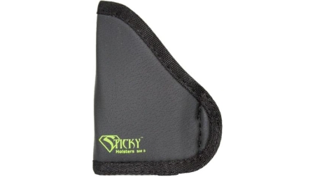 Sticky Holsters Small Sticky Pocket Holster for Glock 42 with Front Laser Black Ambi
