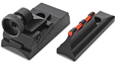Traditions Peep Sight Fiber Optic Sight System Fits Traditions & CVA Straight Non-tapered Barrels