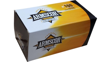 Armscor Value Pack Handgun Ammunition 10mm Auto 180gr FMJ 1008 fps 100/ct