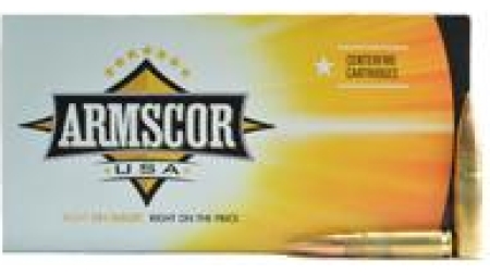 Armscor Rifle Ammunition .300 Blackout 147gr FMJ 1800 fps 20/ct