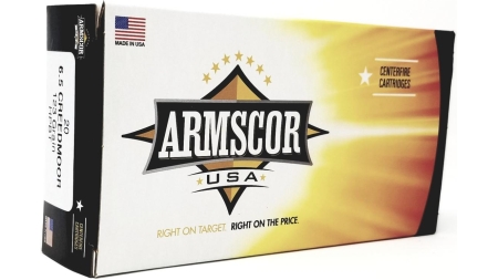 Armscor Rifle Ammunition 6.5 Creedmoor 123 gr HPBT 2750 fps 20/ct
