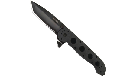 CRKT M16-14ZLEK Tanto Flipper Knife (3.75" Black Serr)