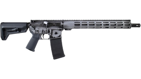 Shark Coast Tactical "Armed Forces Grey" AR-15 Rifle 5.56mm 30rd Magazine 16" Barrel 15" MLOK Handguard