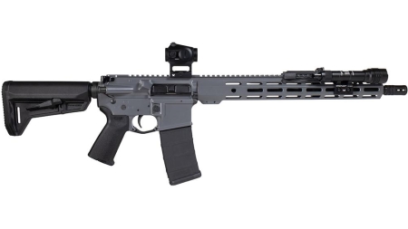 Shark Coast Tactical "Grey Knight" AR-15 Rifle 5.56mm 30rd Magazine 16" Barrel 15" Handguard Vortex Crossfire & Streamlight Protac Carrybag