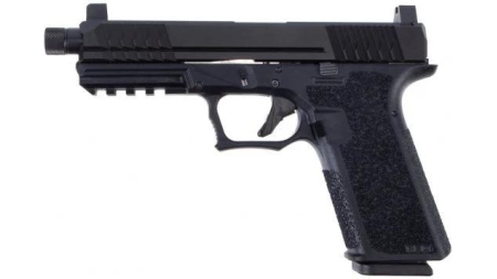 Polymer80 P80 PFS9 Handgun 9mm Luger 10rd Magazine 4.49" Threaded Barrel Black Night Sights
